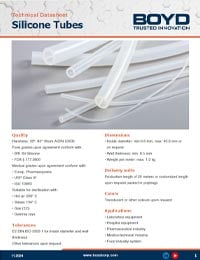 Boyd Silicone Tubes